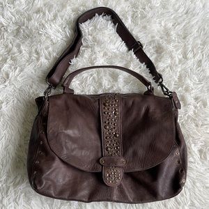 Costanza Rota Brown Leather Messenger Bag Handbag